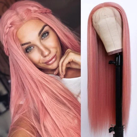 Fashiondeityshair | Accessories | 24 Pink Straight Lace  display picture 2